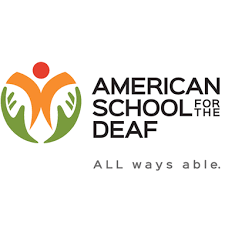 Logo of American School for the Deaf. Motto: All ways able.